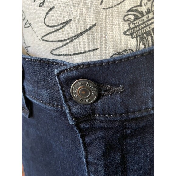 Rag & Bone Lamb Leather Panel Motocross Jeans in Midnight Size 32 - Picture 13 of 15